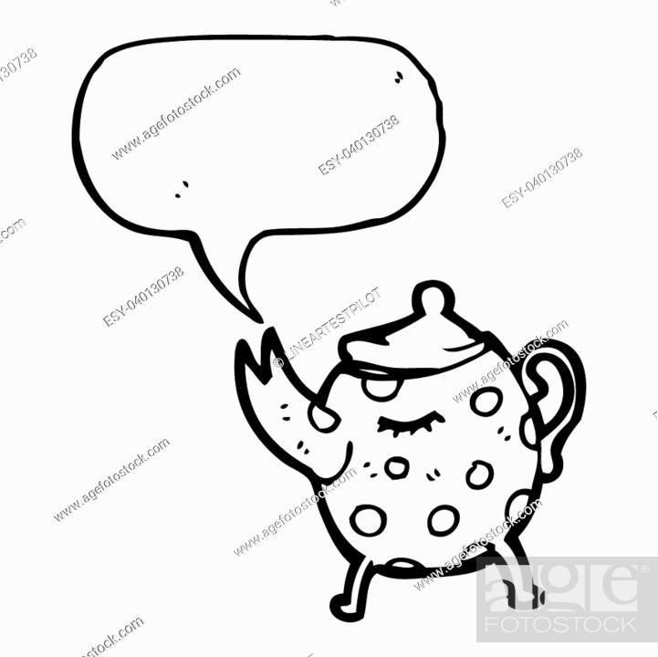 cartoon teapot, Stock Photo, Picture And Low Budget Royalty Free Image.  Pic. ESY-040130738 | agefotostock