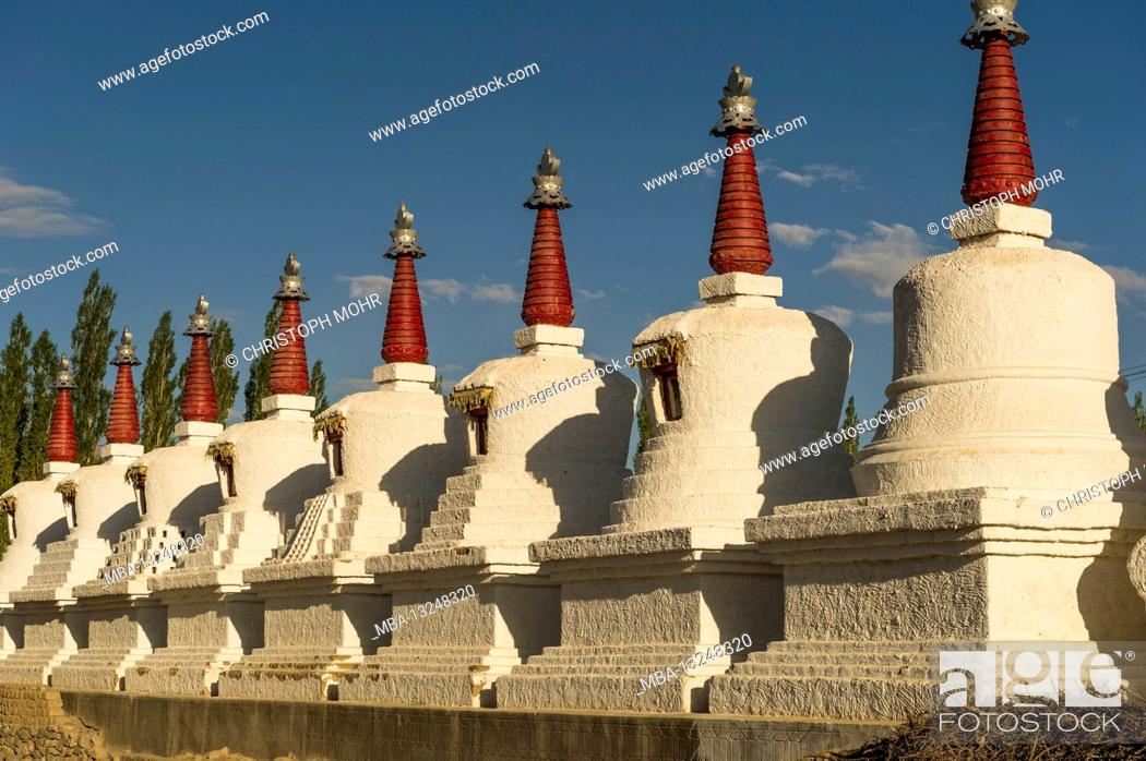 Stock Photo: the Thikse Gompa monastery.