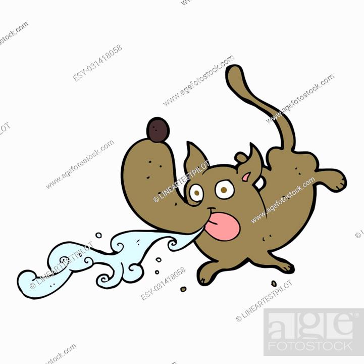 cartoon drooling dog, Stock Photo, Picture And Low Budget Royalty Free  Image. Pic. ESY-031418058 | agefotostock