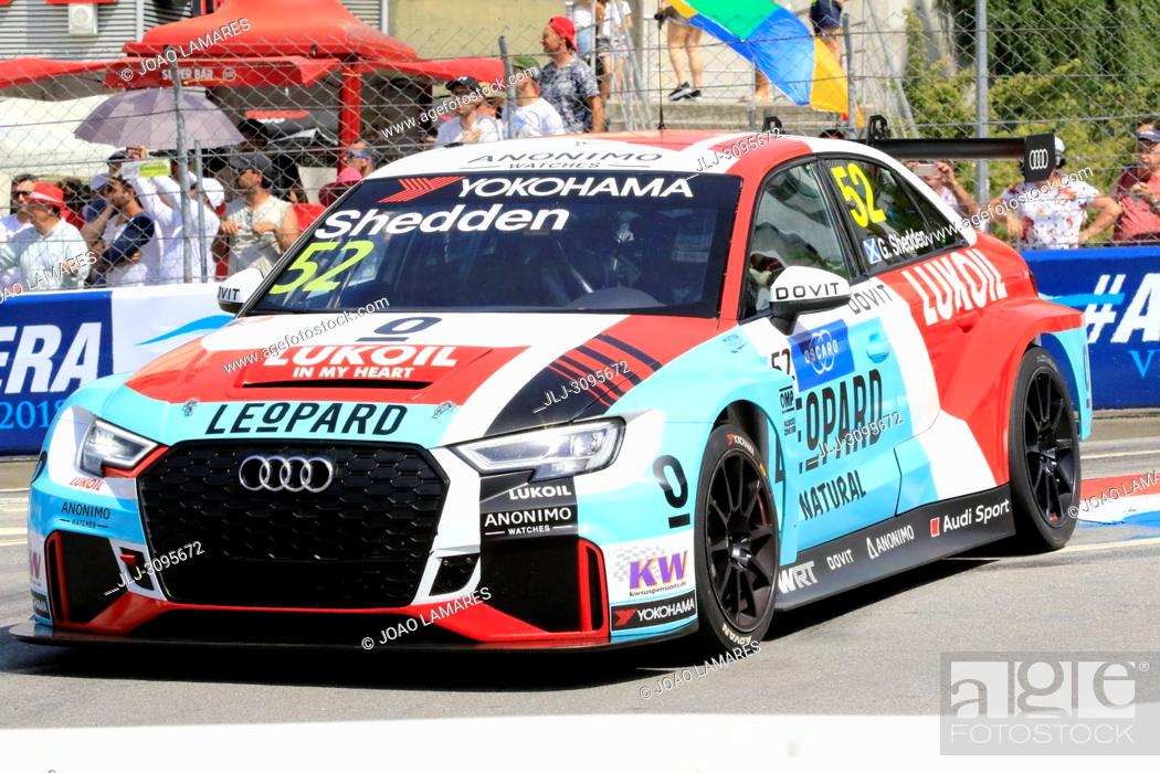 Stock Photo: G. Schedden, Audi RS3 LMS #52, WTCR Race of Portugal, Vila Real 23-25 de June 2018.