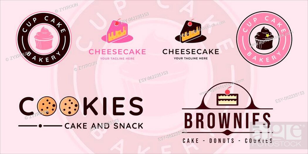 Cake logo vectors stock for free download about (35) vectors stock in ai,  eps, cdr, svg format .