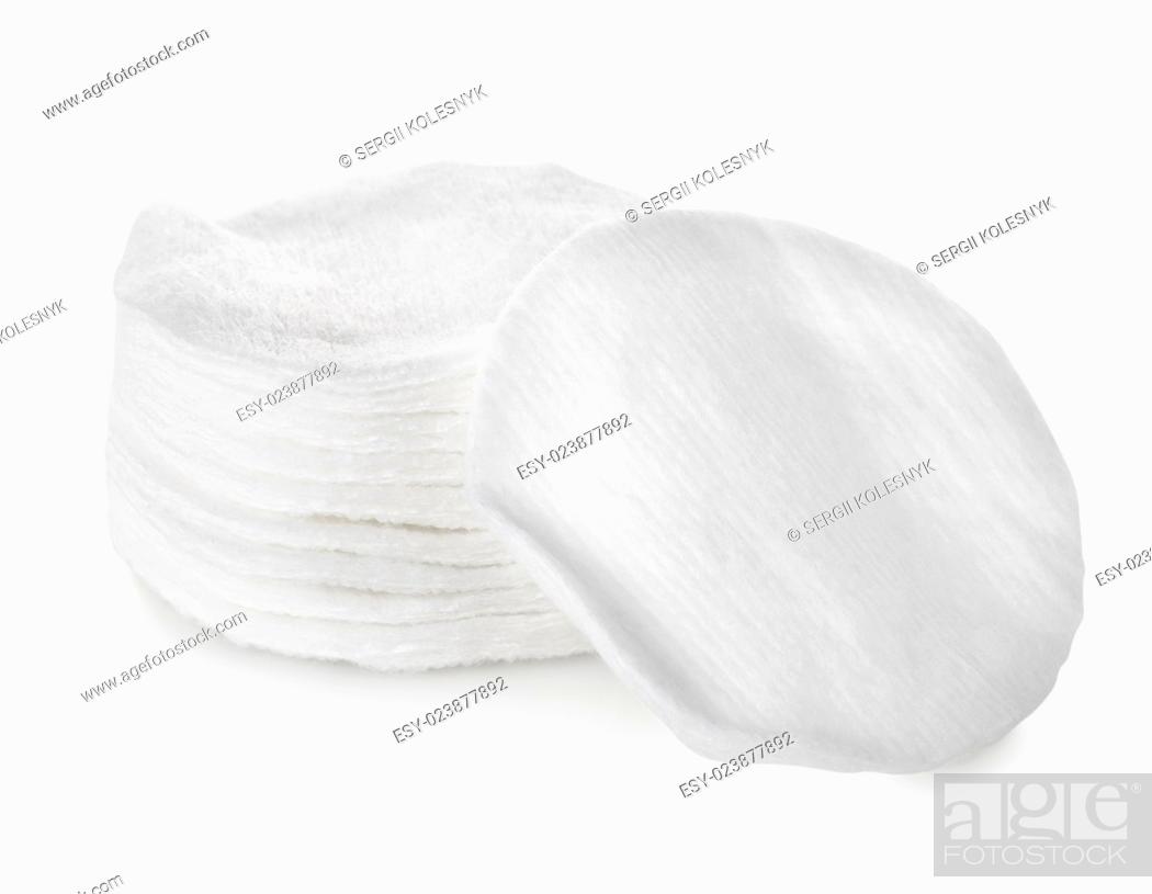 Stock Photo: Cotton swabs isolated on a white background.