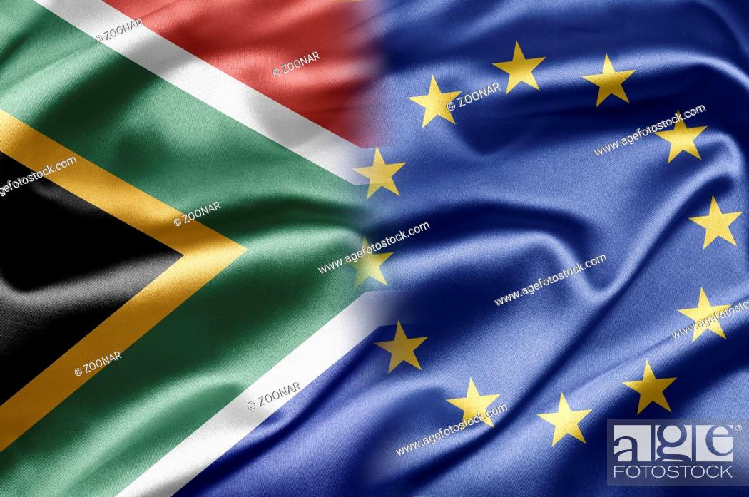 Stock Photo: South Africa and EU.