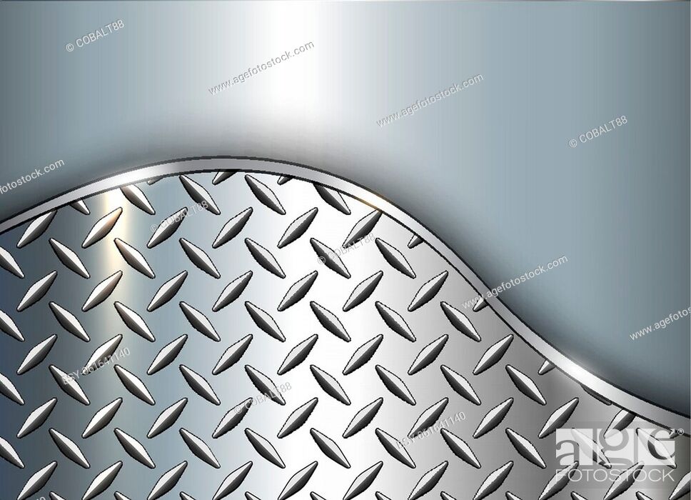 Silver polished steel texture background, shiny chrome metallic with  diamond plate texture, Stock Vector, Vector And Low Budget Royalty Free  Image. Pic. ESY-061641140 | agefotostock