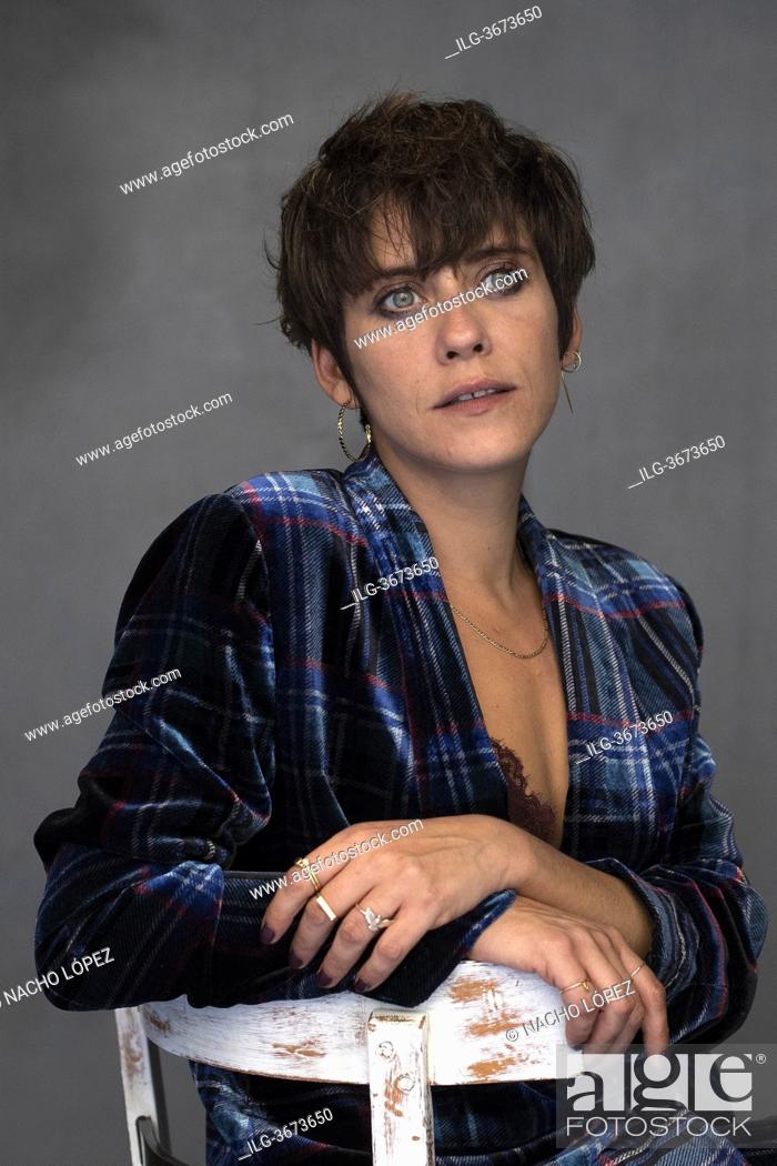 Stock Photo: Maria Leon poses for a portrait session Madrid 22/10/2018.
