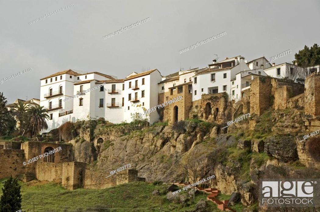 Stock Photo: View of Albaicin, Granada, Andalusia, Spain.