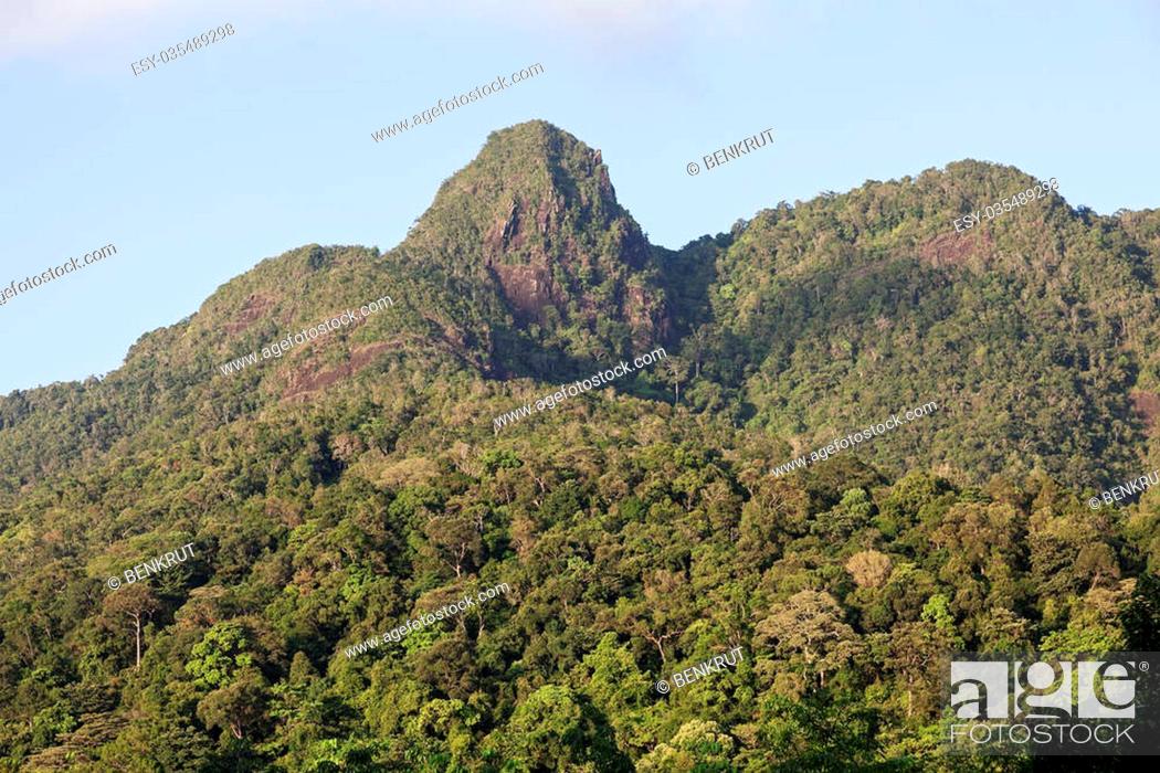 Stock Photo: Khao Salak Phet - the highest mountain of Ko Chang.