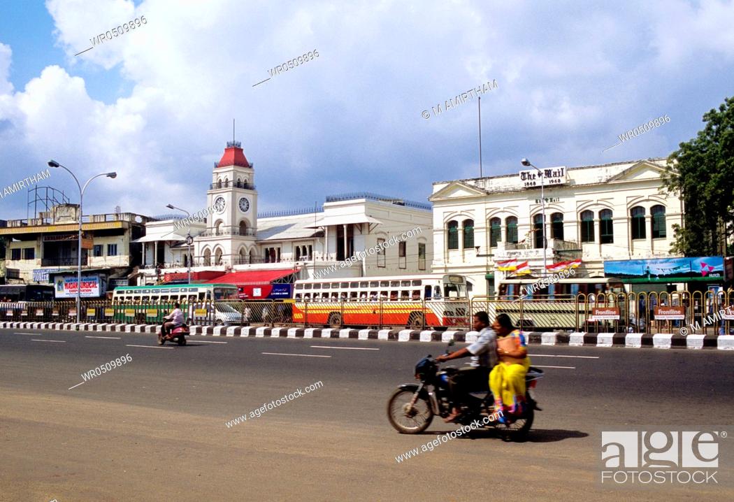 Stock Photo: Anna Salai building , Mount Road , Madras Chennai , Tamil Nadu , India.
