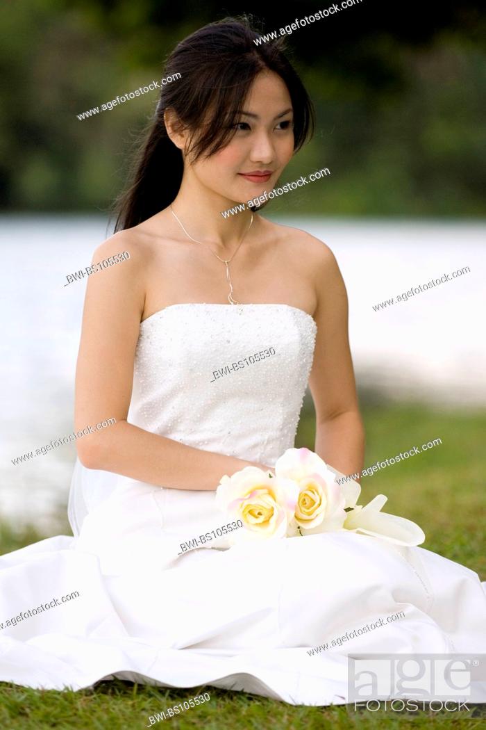 Premium Photo | Young tender bride in a lush white dress posing in an  autumn park with a horse on a sunny day