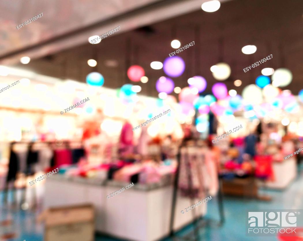 Stock Photo: Blur background of shopping centre.