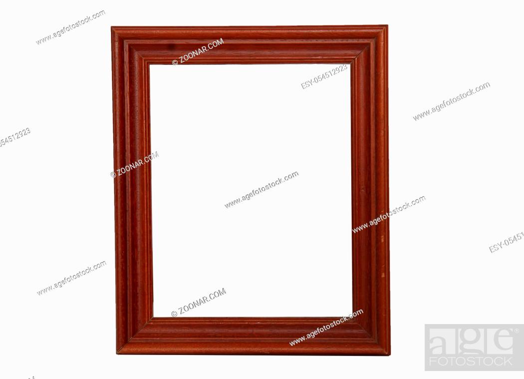 Stock Photo: Retro modern frame isolated on white background isolated.