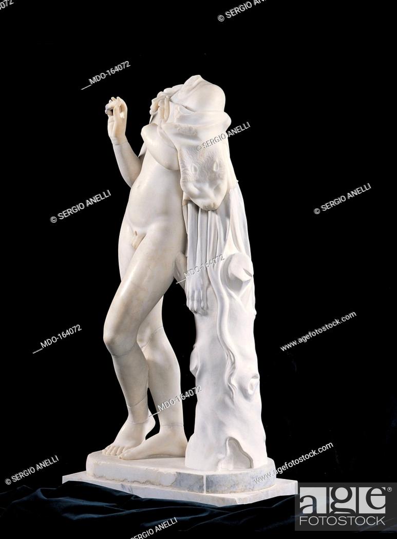 Stock Photo: Headless Statue of a Satyr Playing the Flute, by Unknown artist, 76 - 138, 1st Century, marble. Italy; Lazio; Rome; Palazzo Massimo alle Terme; inv.