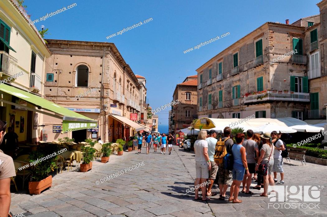 Stock Photo: Tropea, main street, Vibo Valentia, Calabria, Italy, Europe.