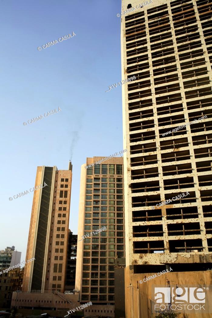 Stock Photo: Holiday hotel in the district of Hamra.