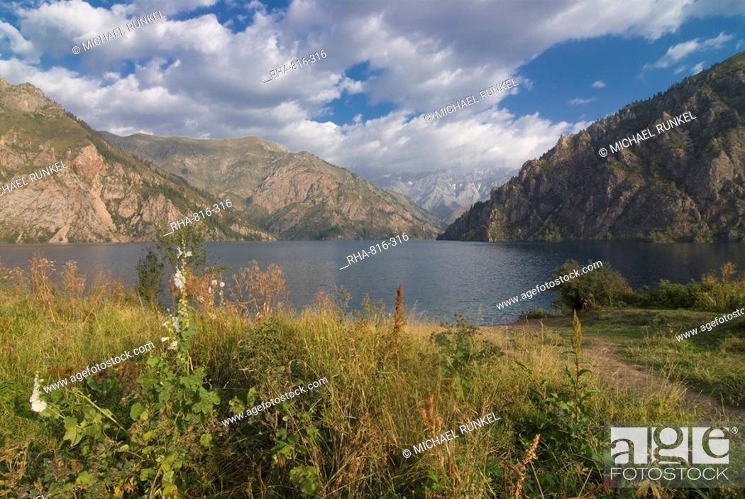 Stock Photo: Sary Chelek UNESCO Biosphere Reserve, Kyrgyzstan, Central Asia.