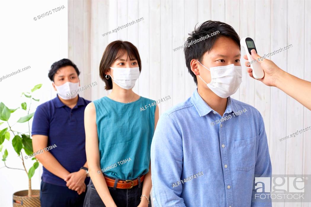 Stock Photo: Pandemic prevention measures.