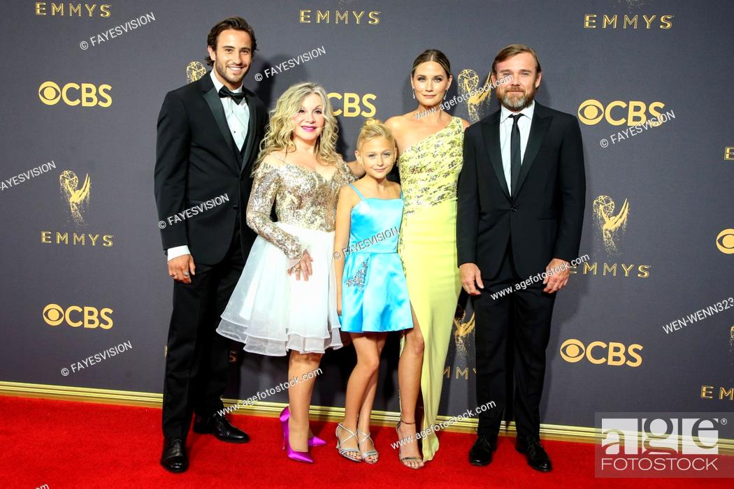 Stock Photo: The 69th Emmy Awards At The Microsoft Theater In Los Angeles, California Featuring: Jennifer Nettles, Stella Parton, Alyvia Alyn Lind Where: Los Angeles.