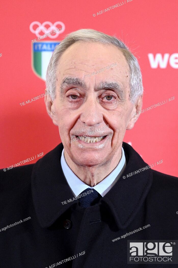 Stock Photo: Franco Carraro at event created in support of the 'I take care of you' campaign, for the creation of the Pediatric Palliative Care Center at the Bambino Gesu'.