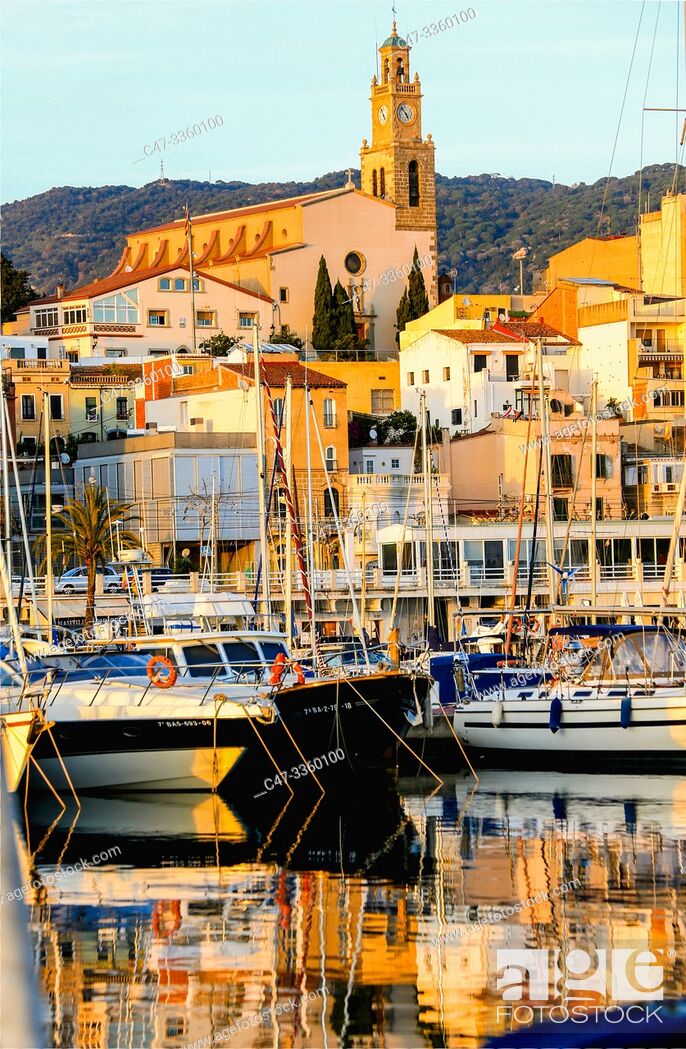 Stock Photo: Barcelona. Spain. El Maresme. El Masnou . El Masnou is a municipality in the province of Barcelona, Catalonia, Spain. It is situated on the coast between.