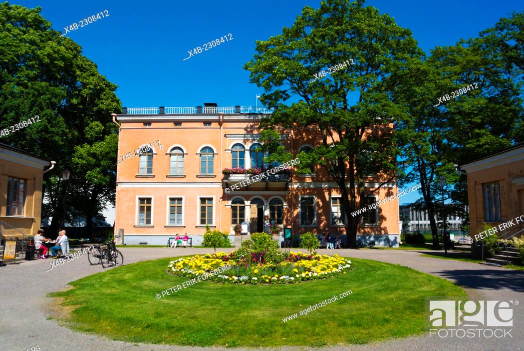 Stock Photo: Hakasalmen Huvila, Villa Hagalund, housing museum, Helsinki, Finland, Europe.