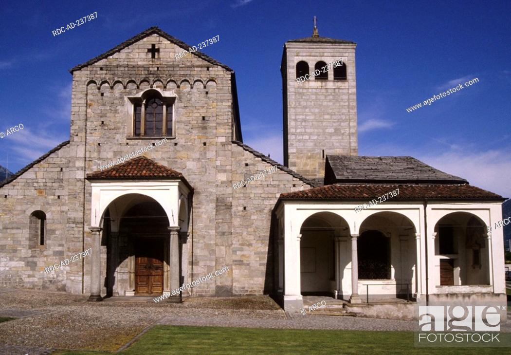 Stock Photo: Church San Vittore, Locarno, Lago Maggiore, Ticino, Switzerland.