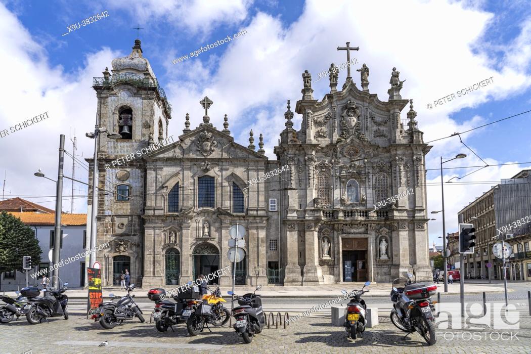 Stock Photo: Churches Igreja do Carmo and Igreja dos Carmelitas at the old town in Porto, Portugal, Europe.