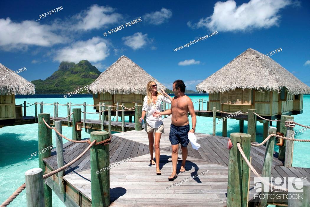 Stock Photo: Bora Bora, French Polynesia.