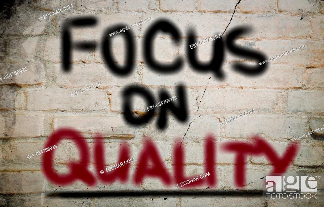 Imagen: Focus On Quality Concept.