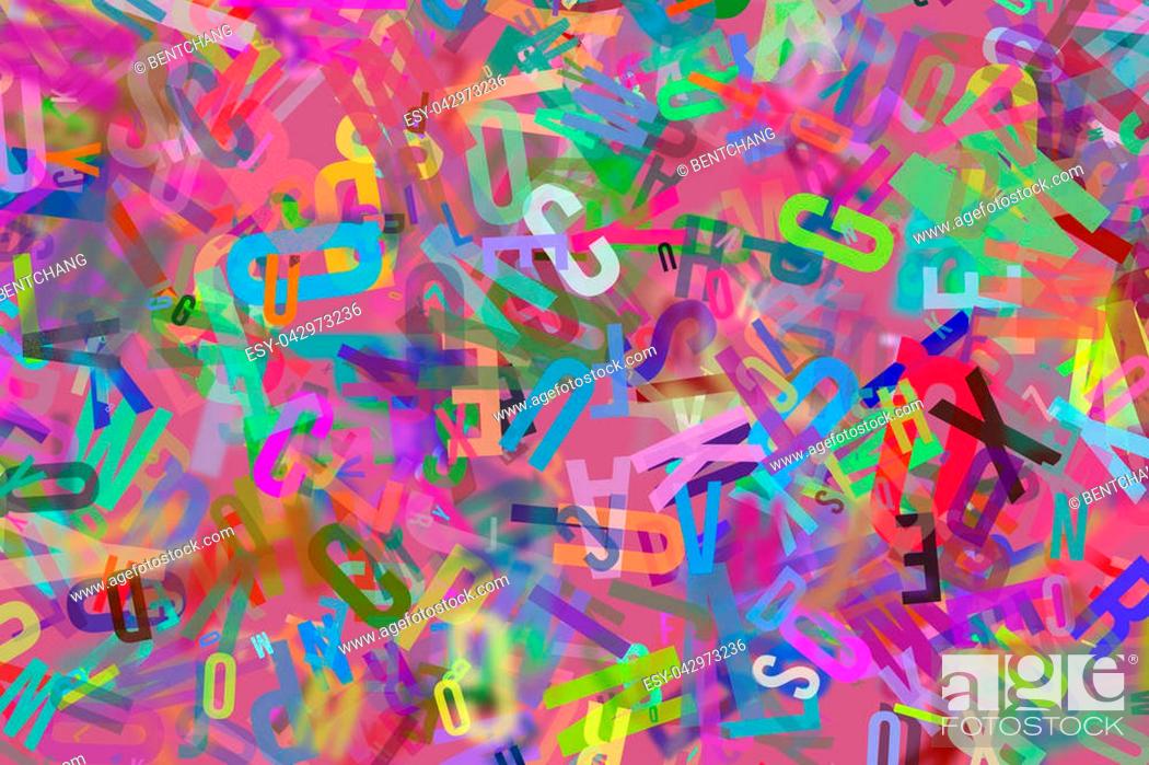 Colorful & blur alphabets letters from A to Z, word cloud for education or  learning conceptual, Stock Photo, Picture And Low Budget Royalty Free  Image. Pic. ESY-042973236 | agefotostock