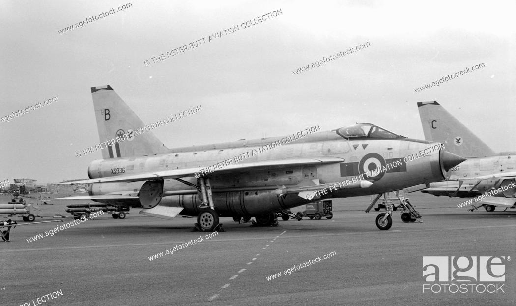 1971 RAF 23 Squadron English Electric Lightning F.6 XS937/C Photograph 