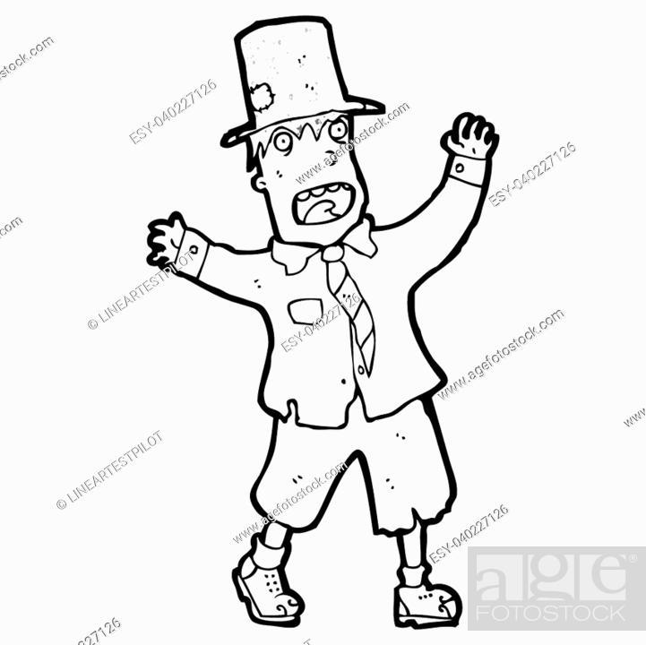 cartoon crazy homeless guy, Stock Photo, Picture And Low Budget Royalty  Free Image. Pic. ESY-040227126 | agefotostock