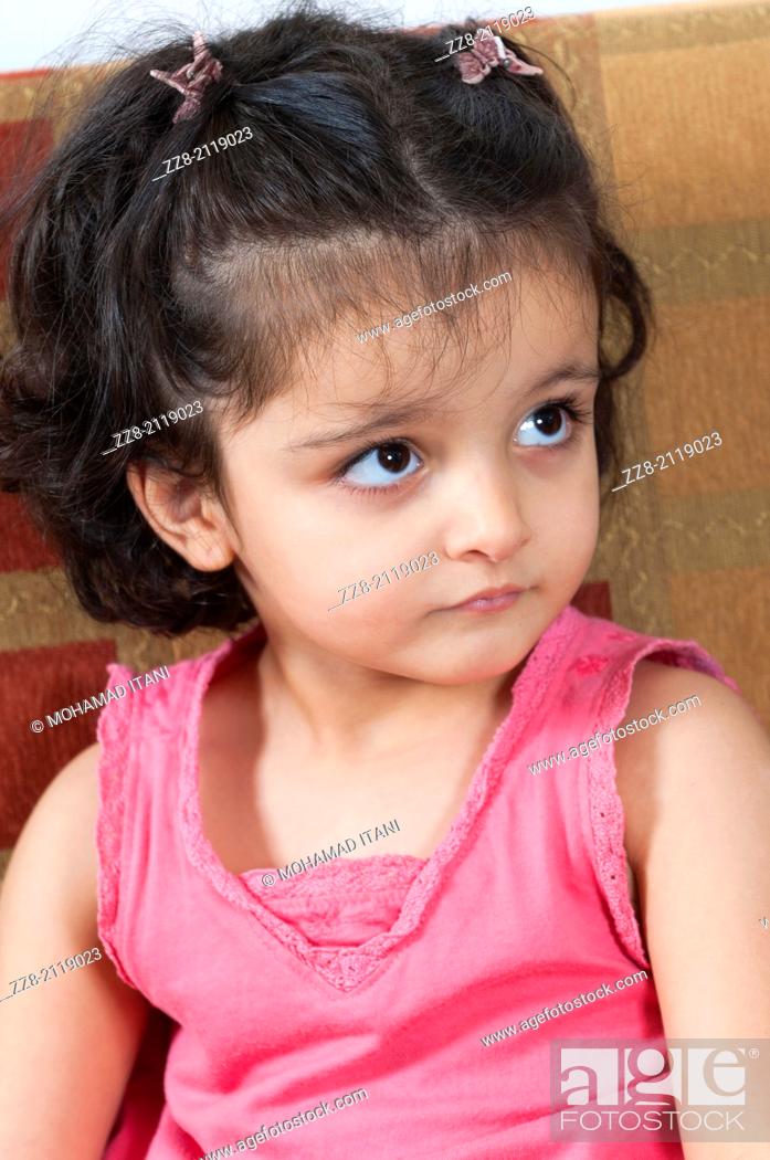 3 years old girl looking away, Stock Photo, Picture And Rights Managed  Image. Pic. ZZ8-2119023 | agefotostock
