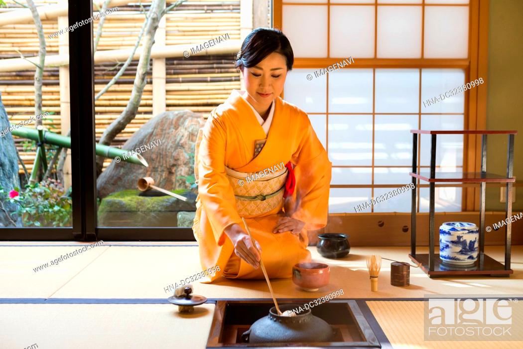 Stock Photo: Japanese Culture Experiences in Kyoto, Japan.