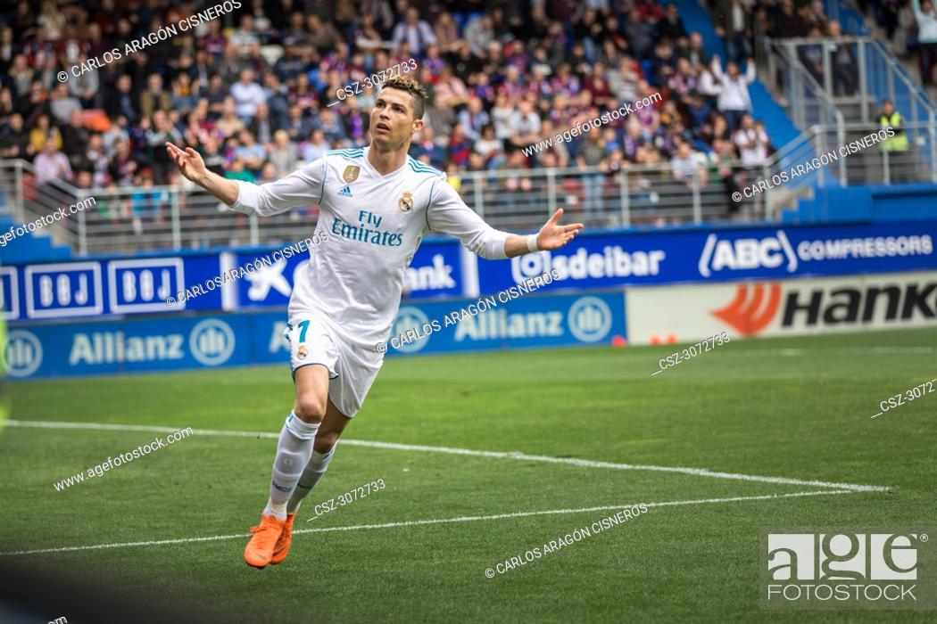 Cristiano Ronaldo, CR7, Real Madrid player, in action during a Spanish  League match between Eibar..., Stock Photo, Picture And Rights Managed  Image. Pic. CSZ-3072733 | agefotostock