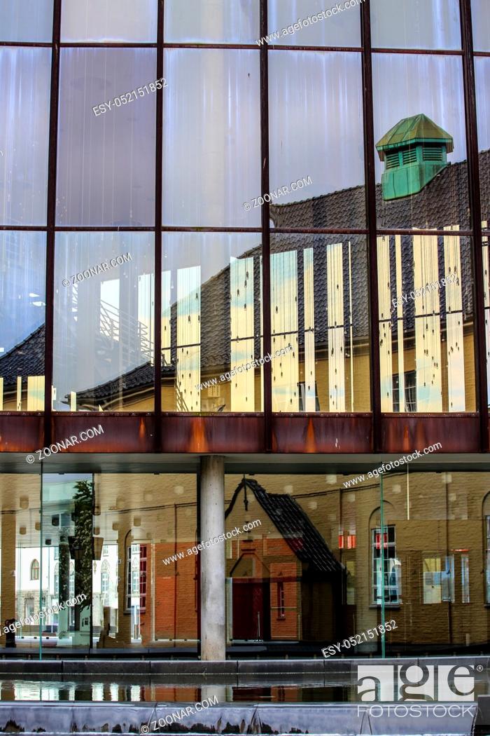 Stock Photo: Grieg Hall in Bergen, Norway, close up view.