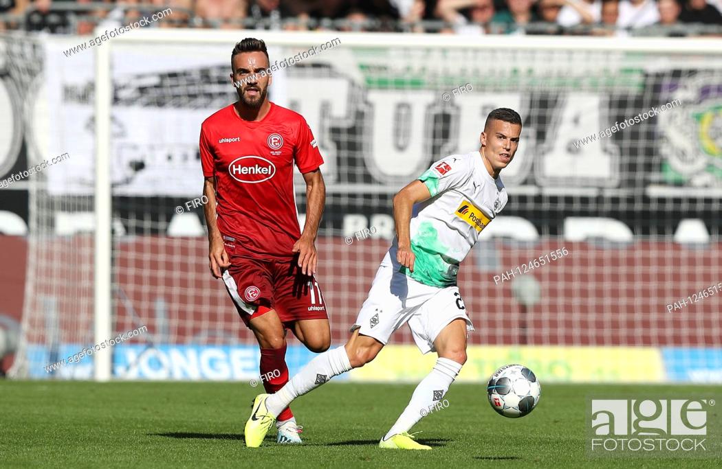 Stock Photo: firo: 22.09.2019 Football, Football: 1. Bundesliga, Season 2019/2020 BMG Borussia Monchengladbach Borussia Monchengladbach Gladbach - Fortuna Dusseldorf.