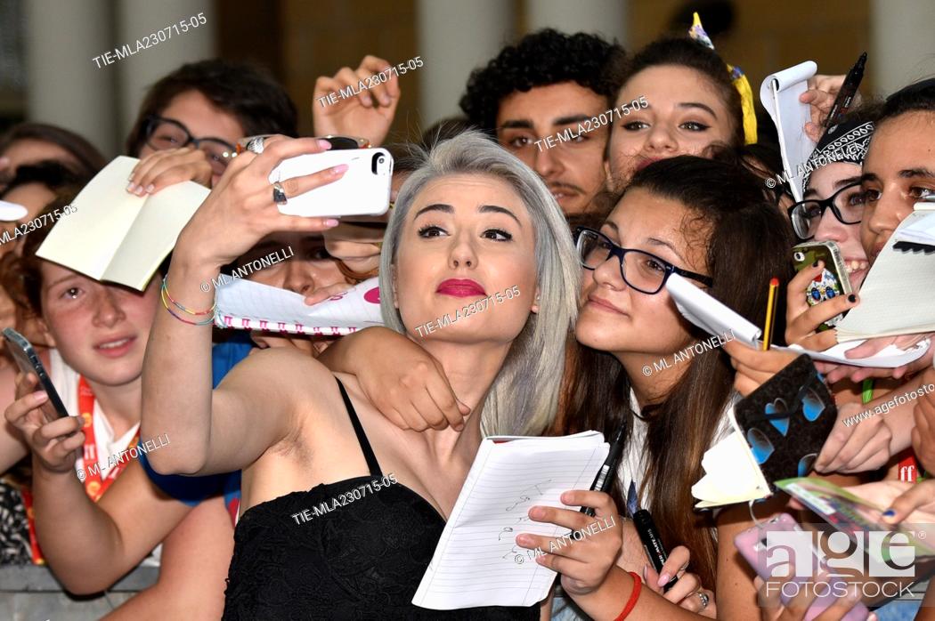 Stock Photo: Greta Menchi (the Duff) at the 45 Giffoni International Film Festival, Giffoni, Italy. 23/07/2015.