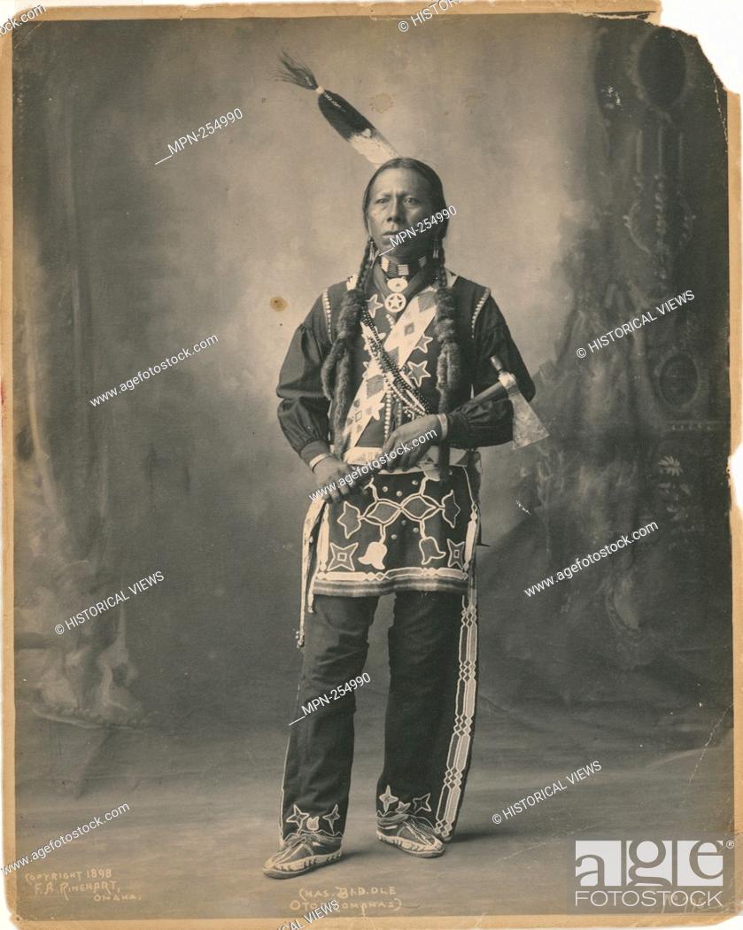 Stock Photo: Chas. Beddle, Otoe (Omahas). Rinehart, F. A. (Frank A.) (Photographer). Photographs of American Indians. Date Created: 1898 (Approximate).