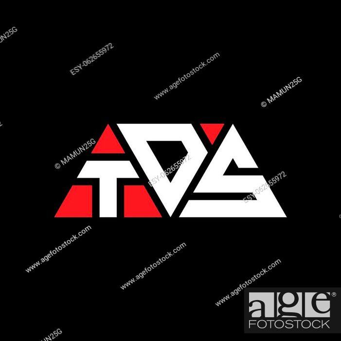 TDS triangle letter logo design with triangle shape. TDS triangle logo  design monogram, Stock Vector, Vector And Low Budget Royalty Free Image.  Pic. ESY-062655972 | agefotostock
