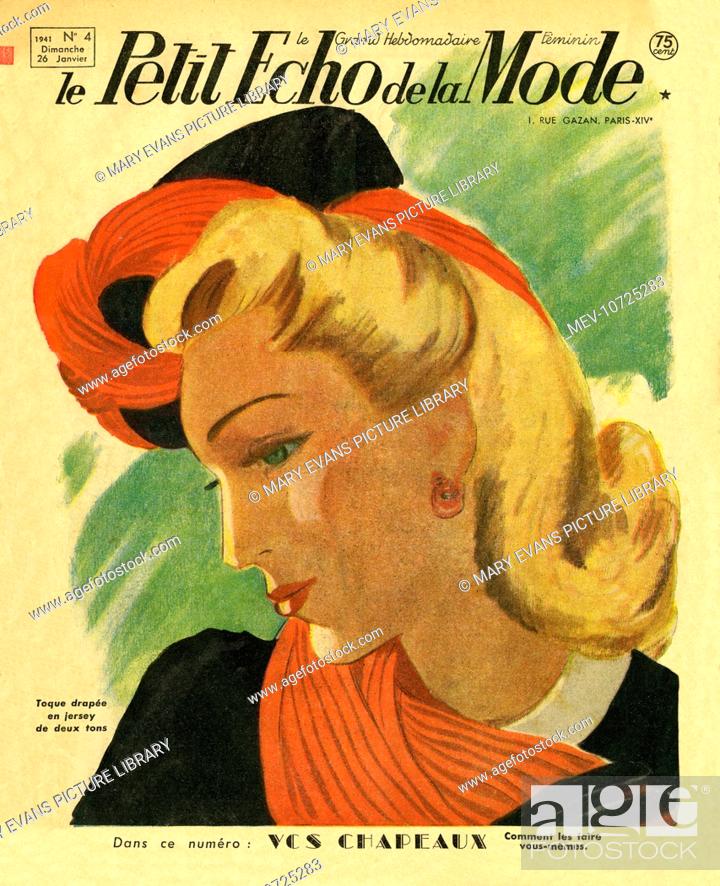 REVUE L'ECHO DE LA MODE N°9  1958  vintage Fashion mag 