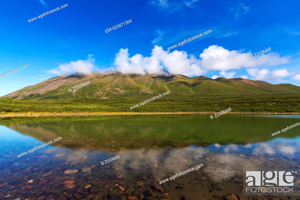 Stock Photo: Lake in Alaska.
