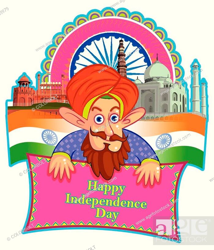 15 august happy independence day india, Stock Vector, Vector And Low Budget  Royalty Free Image. Pic. ESY-056859979 | agefotostock