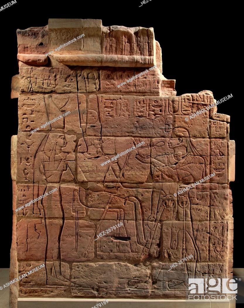 Stock Photo: Wall of Aspelta, c600-580 BC. Artist: Unknown.
