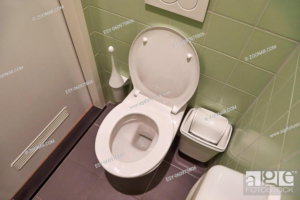 Stock Photo: Toilet in a public building.