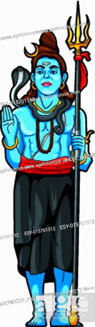 Shiva Statue, Stock Vector, Vector And Low Budget Royalty Free Image. Pic.  ESY-015701312 | agefotostock