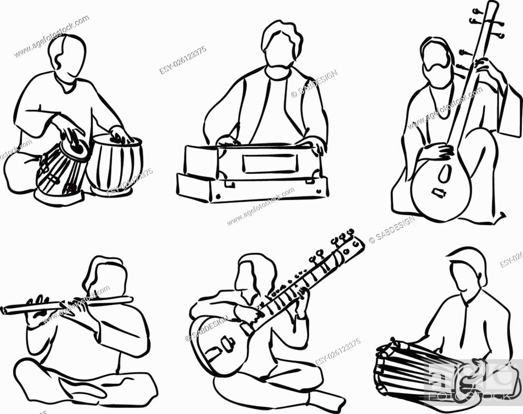Share 154+ indian musical instruments sketches best