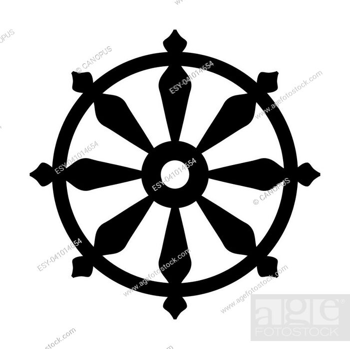 The Wheel of Samsara - Oriental Sacral Religious Symbol of Reincarnation:  the cycle of death and..., Stock Vector, Vector And Low Budget Royalty Free  Image. Pic. ESY-041014654 | agefotostock