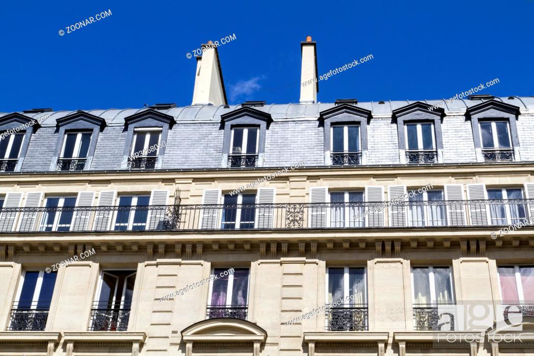 Stock Photo: Pariser Architektur, Frankreich.