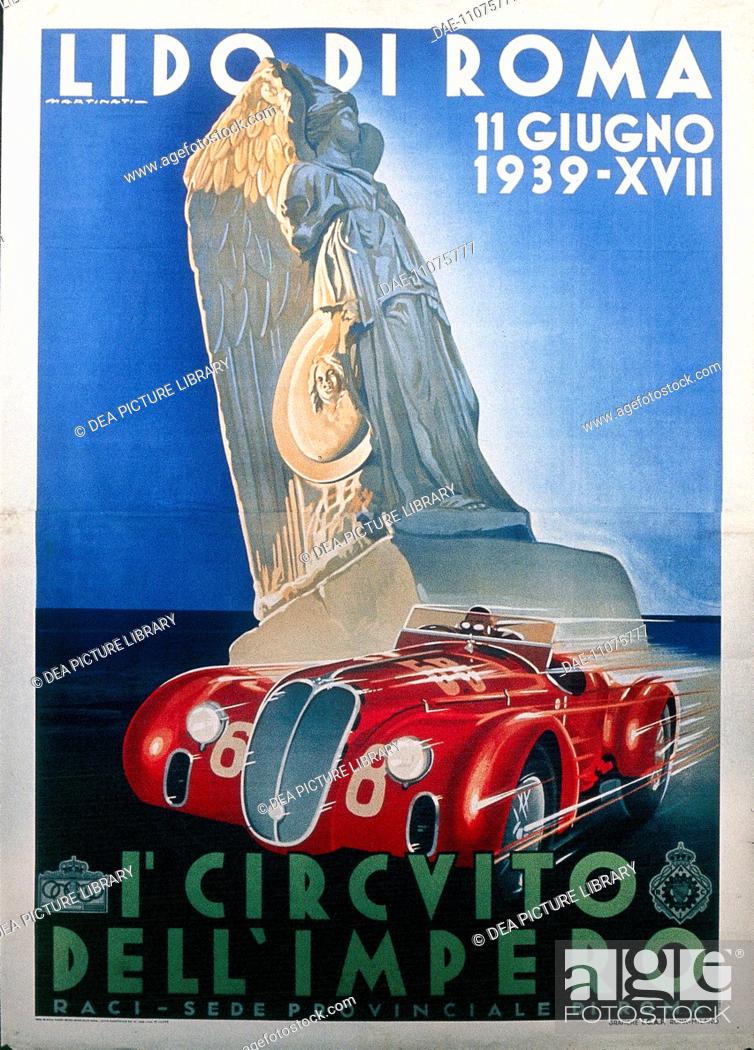 Details about   Roma Italy 1939 Car Racing Vintage Poster Print Retro Style Racing Art 