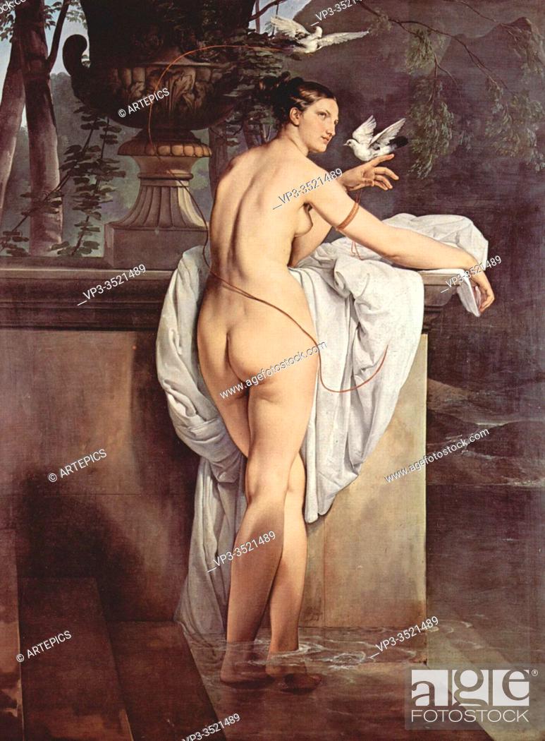Stock Photo: Francesco Hayez - Ballerin Carlott Chabert As Venus 1830.